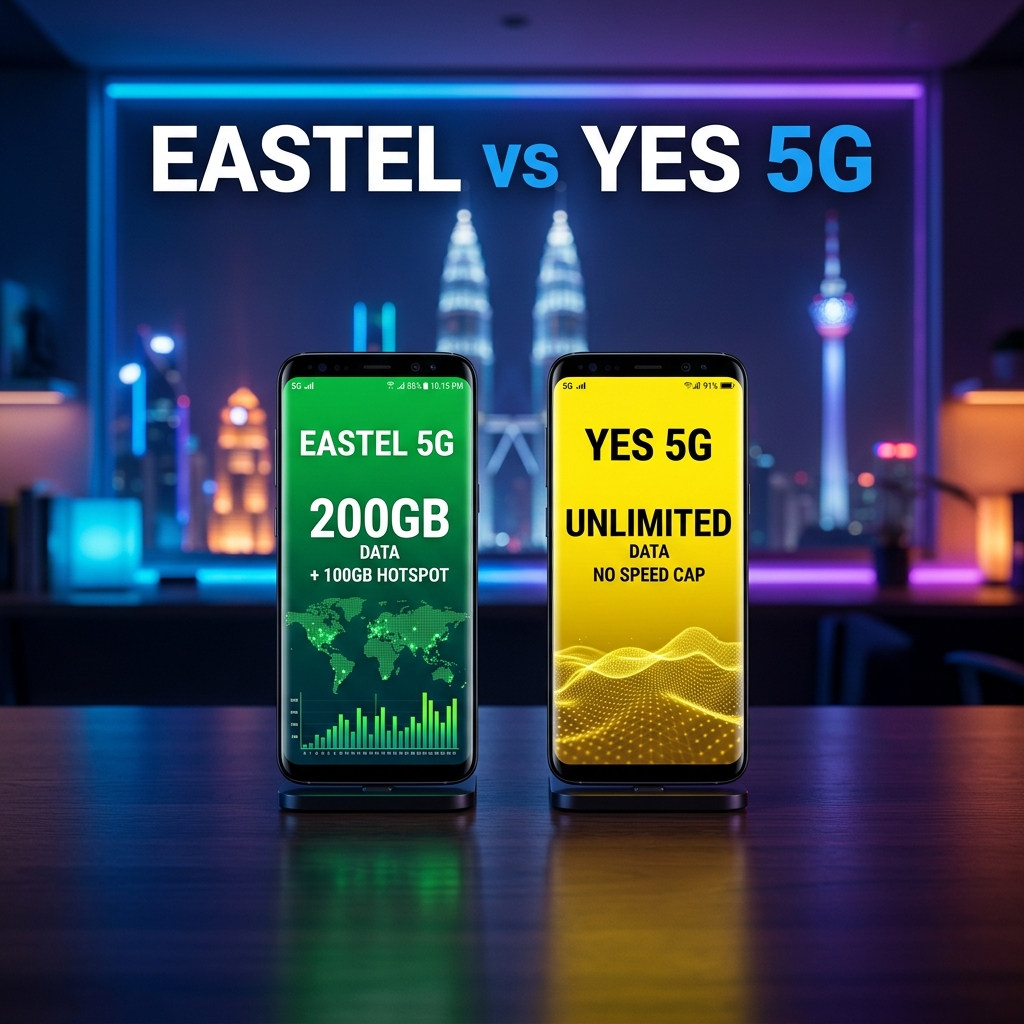 Eastel vs Yes 5G: Perbandingan Jujur Pelan Internet 5G Malaysia 2026